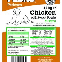 Pedro Chicken with 30% Fresh Meat & Herbs 12kg – Premium Grain Free