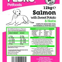 Pedro Salmon with 30% Fresh Meat & Herb 12kg – Premium Grain Free