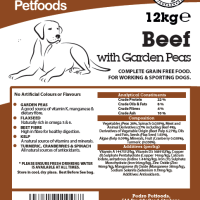 Pedro Beef & Garden Pea 12kg – Grain Free