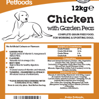 Pedro Chicken & Garden Pea 12kg – Grain Free