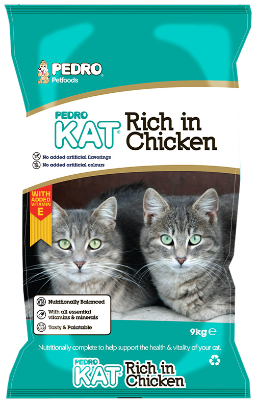 Pedro Kat Chicken & Liver Cat Food – 9kg