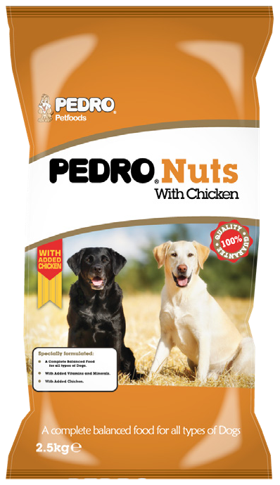 Pedro Nuts with Chicken Working Dog Food – 15kg