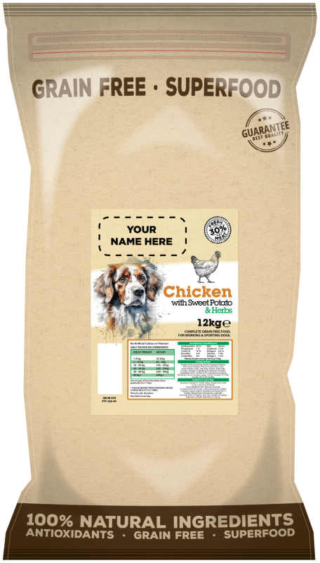 Pedro Chicken with Sweet Potato & Herbs Working Dog Food – 12kg